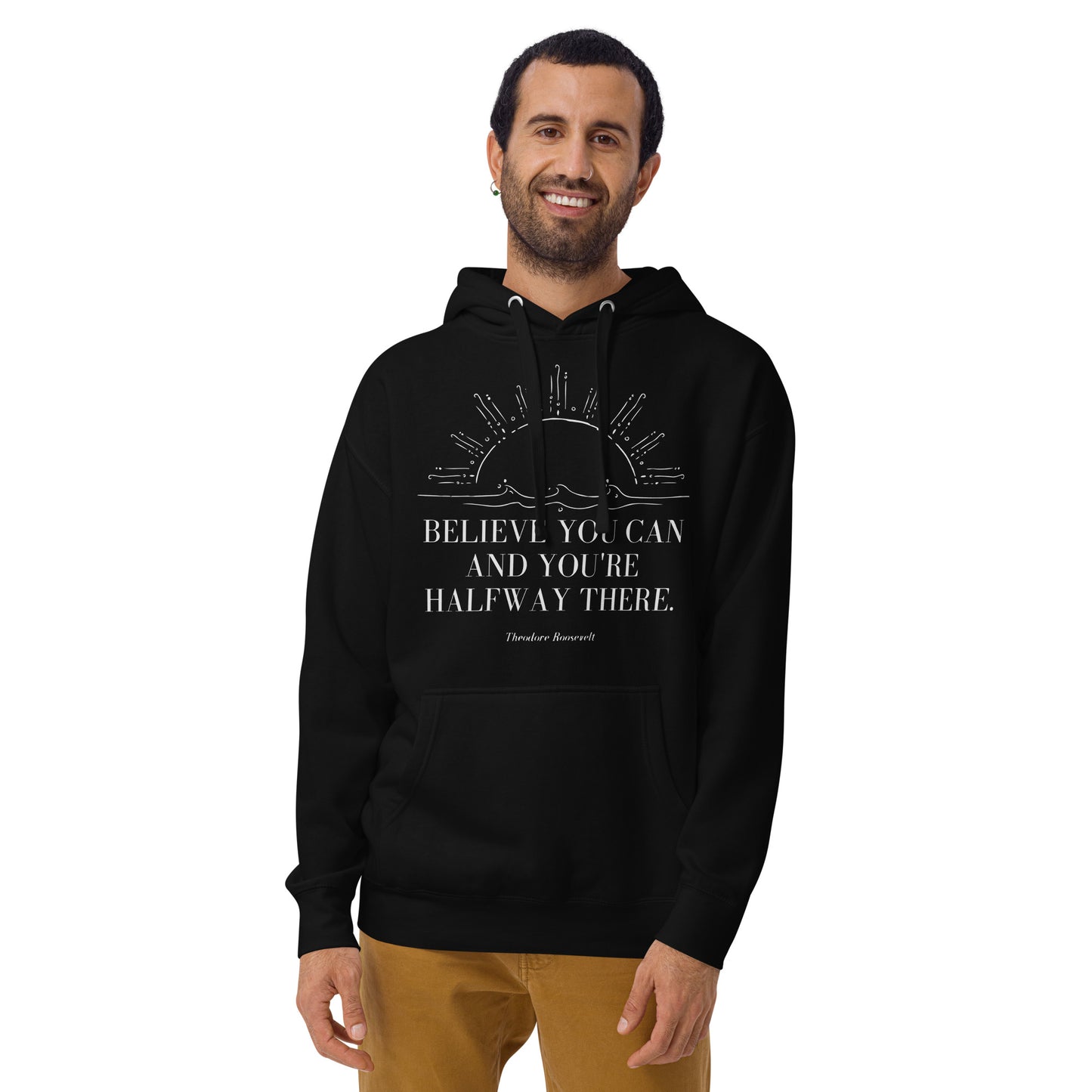 Believe you can (White) - Unisex Hoodie