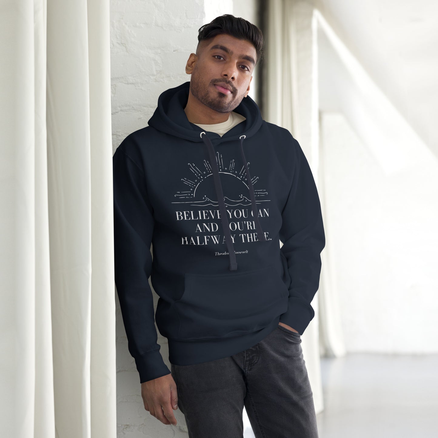 Believe you can (White) - Unisex Hoodie