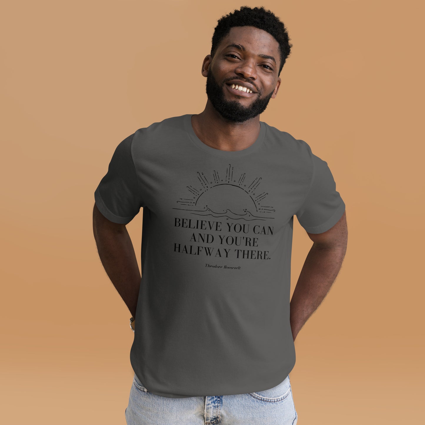 Believe you can (Black) - Unisex t-shirt