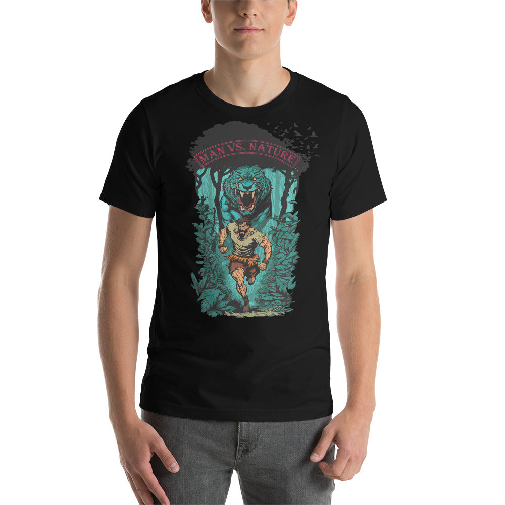 Man vs Nature Jungle - t-shirt