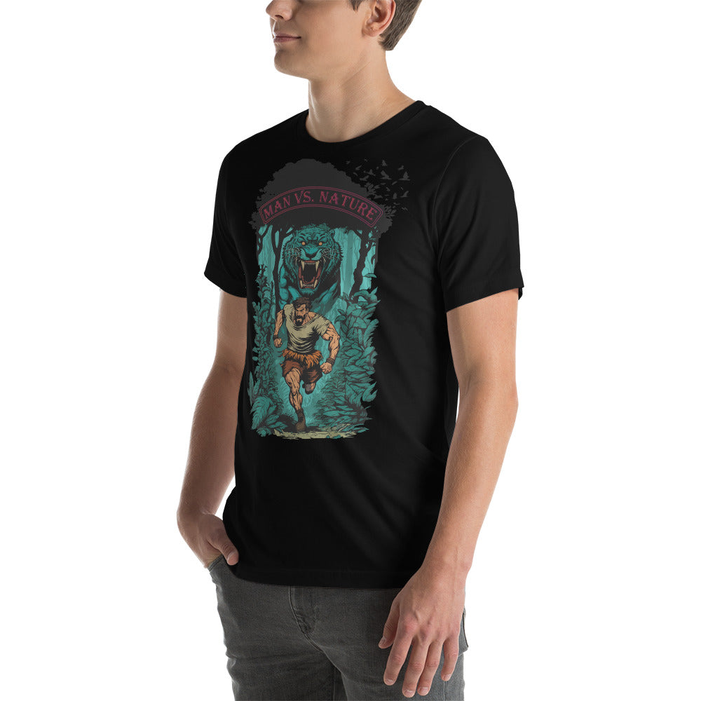 Man vs Nature Jungle - t-shirt