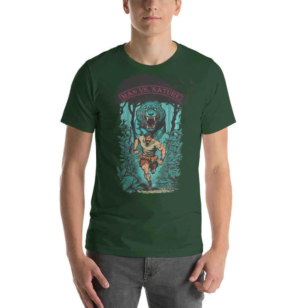 Man vs Nature Jungle - t-shirt