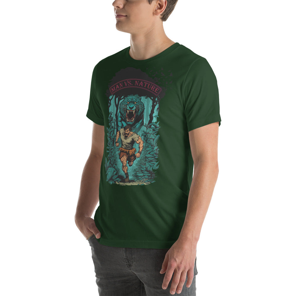 Man vs Nature Jungle - t-shirt