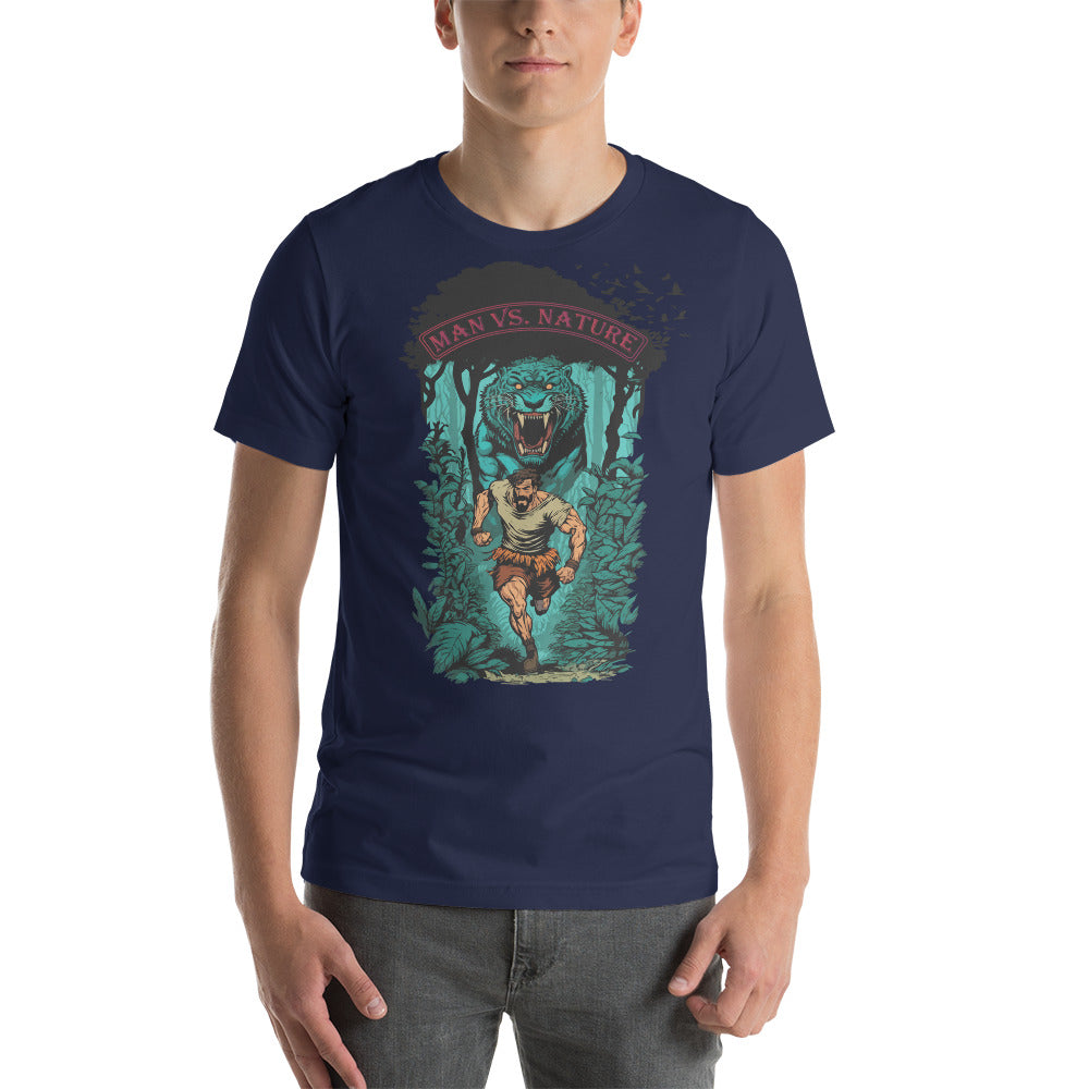 Man vs Nature Jungle - t-shirt