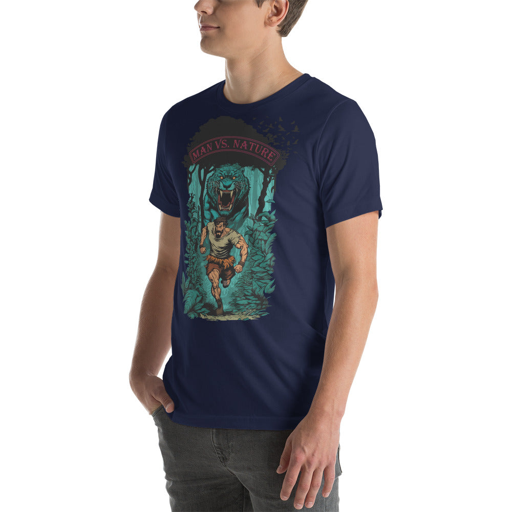 Man vs Nature Jungle - t-shirt