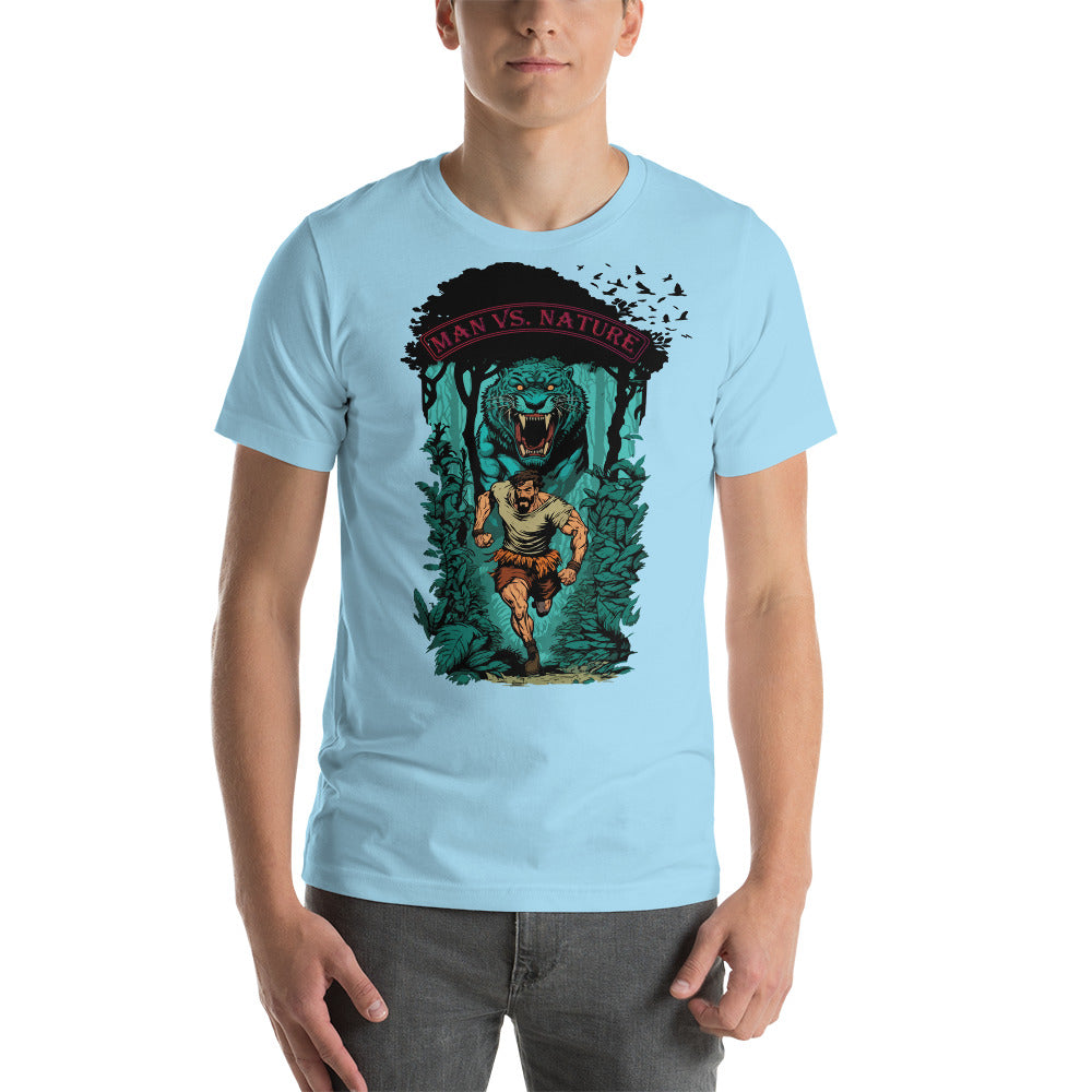 Man vs Nature Jungle - t-shirt