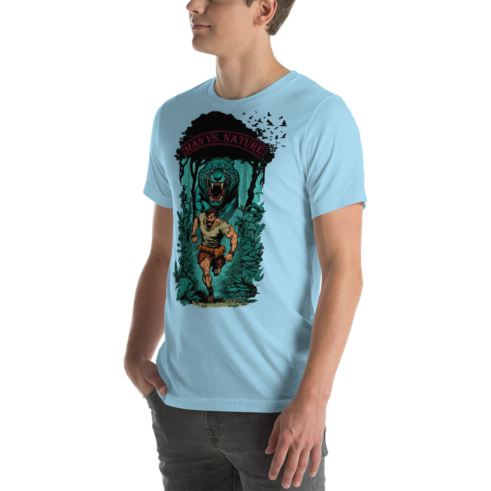 Man vs Nature Jungle - t-shirt