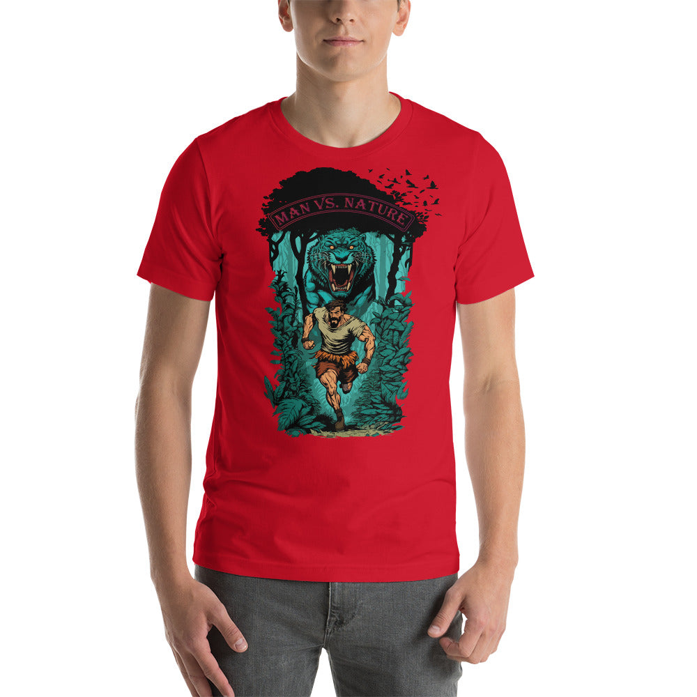 Man vs Nature Jungle - t-shirt