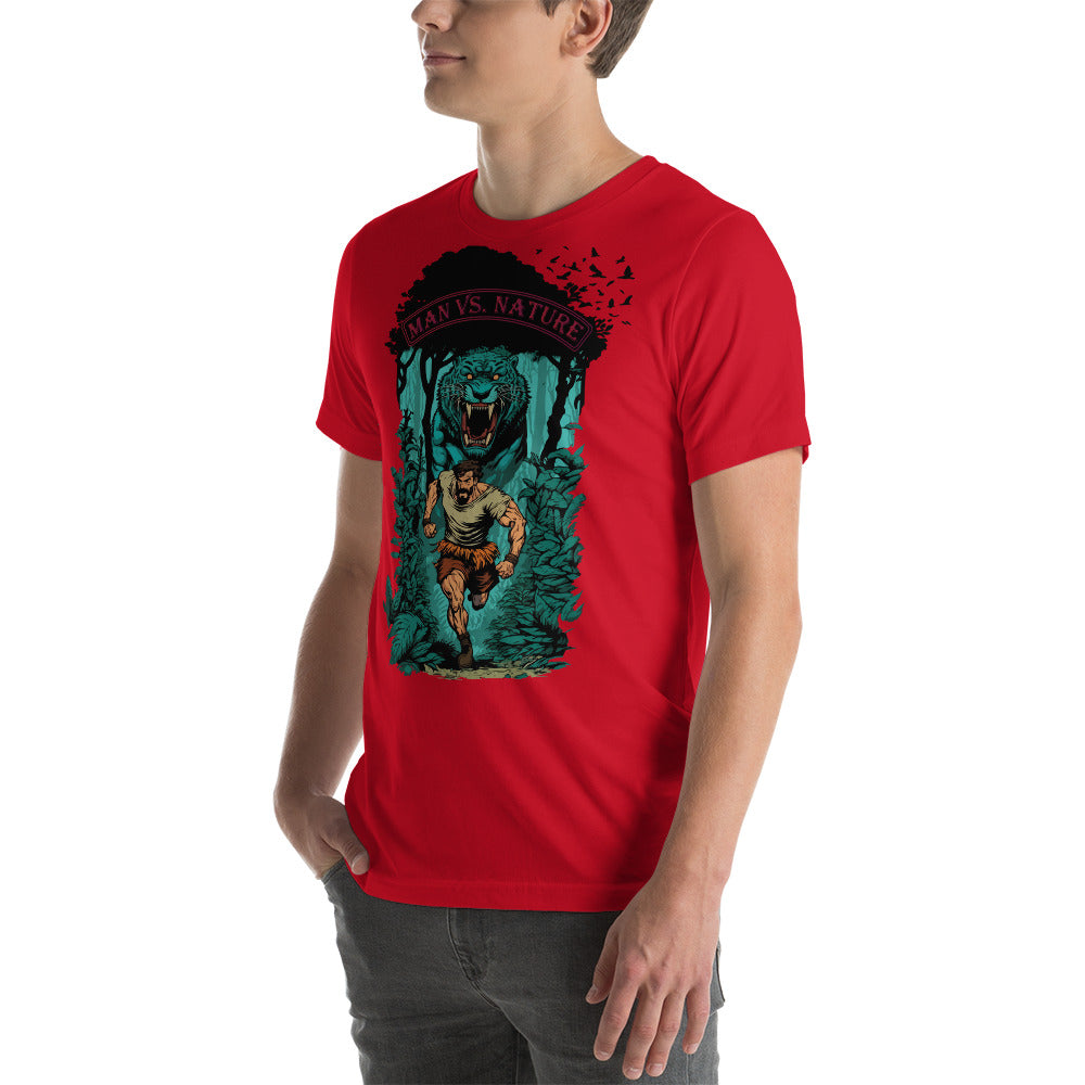 Man vs Nature Jungle - t-shirt