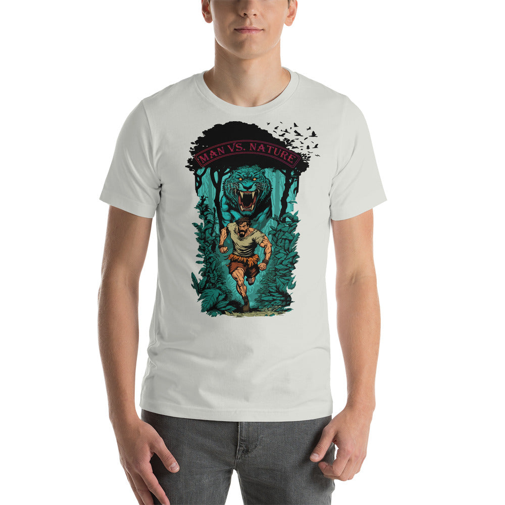 Man vs Nature Jungle - t-shirt