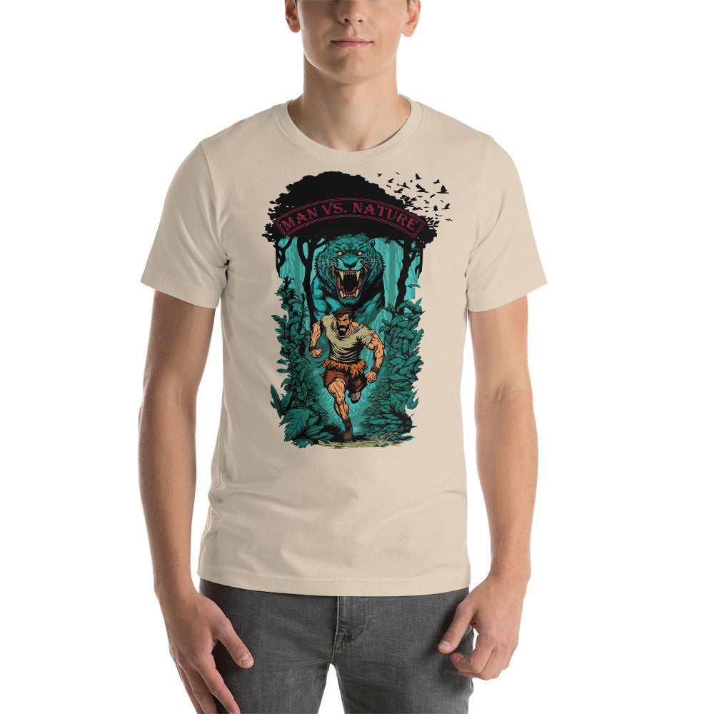 Man vs Nature Jungle - t-shirt