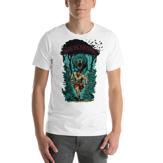 Man vs Nature Jungle - t-shirt