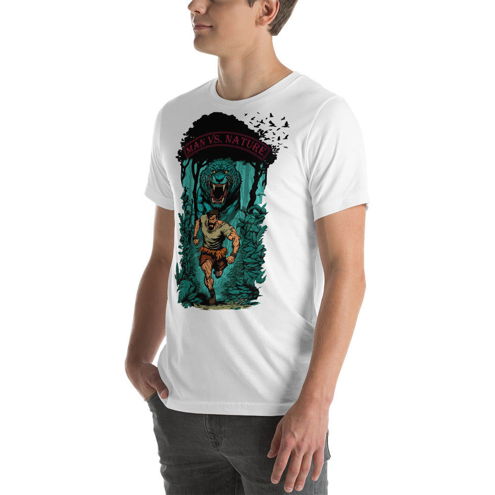 Man vs Nature Jungle - t-shirt