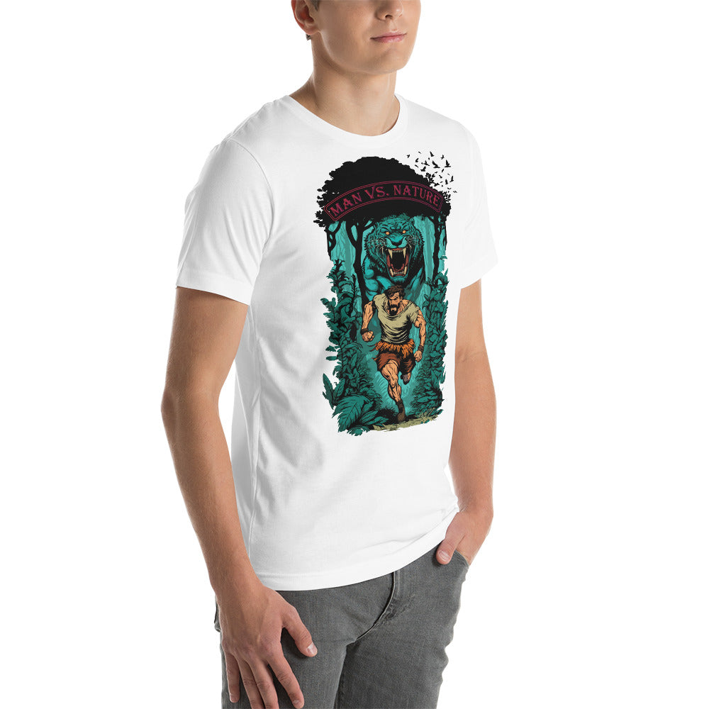 Man vs Nature Jungle - t-shirt