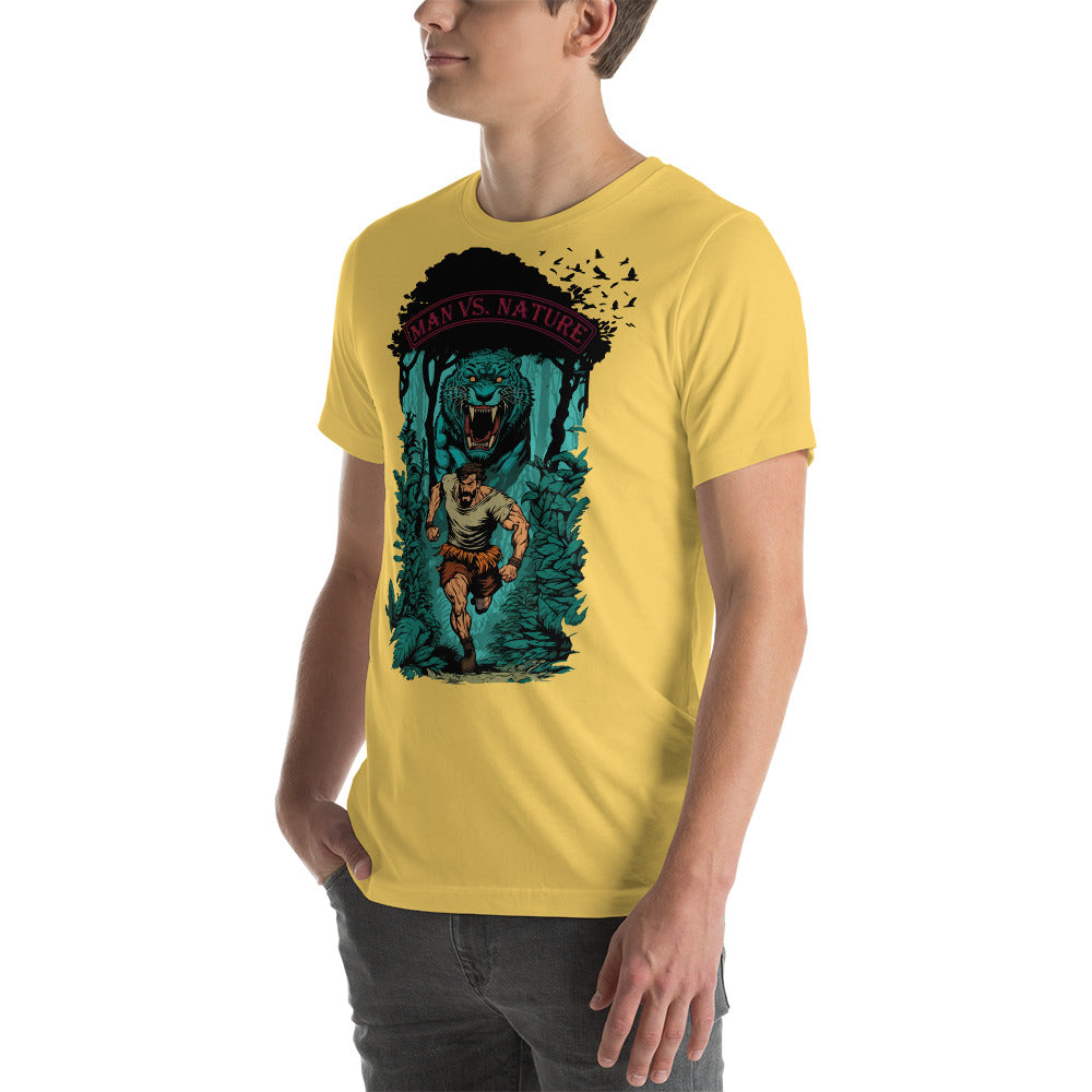 Man vs Nature Jungle - t-shirt